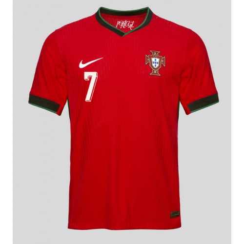 Echipament fotbal Portugalia Cristiano Ronaldo #7 Tricou Acasa European 2024 maneca scurta Echipament fotbal Portugalia Cristiano Ronaldo #7 Tricou Acasa European 2024 maneca scurta