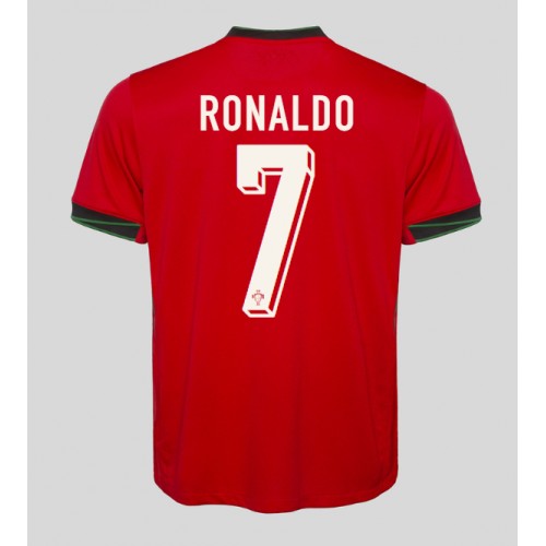 Echipament fotbal Portugalia Cristiano Ronaldo #7 Tricou Acasa European 2024 maneca scurta Echipament fotbal Portugalia Cristiano Ronaldo #7 Tricou Acasa European 2024 maneca scurta