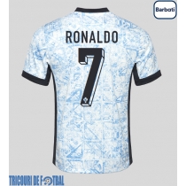 Echipament fotbal Portugalia Cristiano Ronaldo #7 Tricou Deplasare European 2024 maneca scurta
