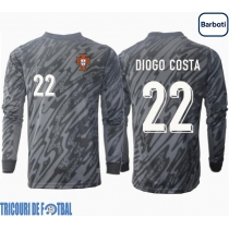 Echipament fotbal Portugalia Diogo Costa #22 Portar Tricou Deplasare European 2024 maneca lunga