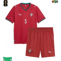Echipament fotbal Portugalia Diogo Dalot #5 Tricou Acasa Mondial 2026 pentru copii maneca scurta (+ Pantaloni scurti)