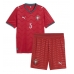Echipament fotbal Portugalia Diogo Dalot #5 Tricou Acasa Mondial 2026 pentru copii maneca scurta (+ Pantaloni scurti)