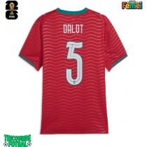 Echipament fotbal Portugalia Diogo Dalot #5 Tricou Acasa Mondial 2026 pentru femei maneca scurta