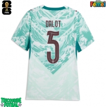 Echipament fotbal Portugalia Diogo Dalot #5 Tricou Deplasare Mondial 2026 pentru femei maneca scurta