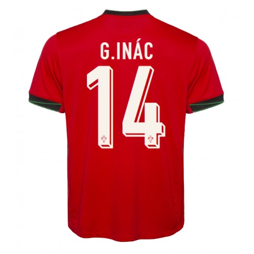 Echipament fotbal Portugalia Goncalo Inacio #14 Tricou Acasa European 2024 maneca scurta Echipament fotbal Portugalia Goncalo Inacio #14 Tricou Acasa European 2024 maneca scurta