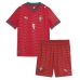 Echipament fotbal Portugalia Goncalo Ramos #9 Tricou Acasa Mondial 2026 pentru copii maneca scurta (+ Pantaloni scurti)