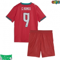 Echipament fotbal Portugalia Goncalo Ramos #9 Tricou Acasa Mondial 2026 pentru copii maneca scurta (+ Pantaloni scurti)