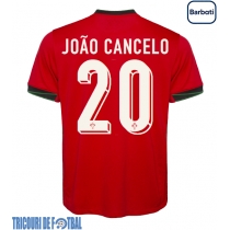 Echipament fotbal Portugalia Joao Cancelo #20 Tricou Acasa European 2024 maneca scurta