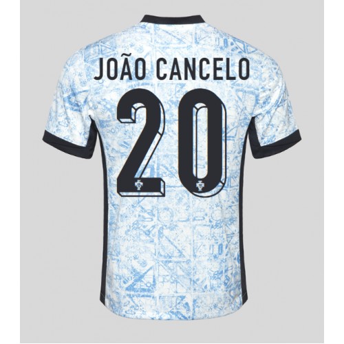 Echipament fotbal Portugalia Joao Cancelo #20 Tricou Deplasare European 2024 maneca scurta Echipament fotbal Portugalia Joao Cancelo #20 Tricou Deplasare European 2024 maneca scurta