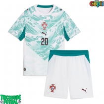 Echipament fotbal Portugalia Joao Cancelo #20 Tricou Deplasare Mondial 2026 pentru copii maneca scurta (+ Pantaloni scurti)
