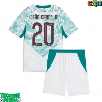 Echipament fotbal Portugalia Joao Cancelo #20 Tricou Deplasare Mondial 2026 pentru copii maneca scurta (+ Pantaloni scurti)