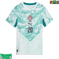 Echipament fotbal Portugalia Joao Cancelo #20 Tricou Deplasare Mondial 2026 pentru femei maneca scurta