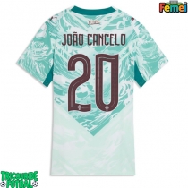Echipament fotbal Portugalia Joao Cancelo #20 Tricou Deplasare Mondial 2026 pentru femei maneca scurta