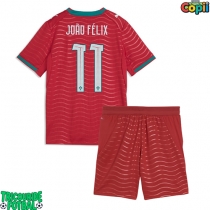 Echipament fotbal Portugalia Joao Felix #11 Tricou Acasa Mondial 2026 pentru copii maneca scurta (+ Pantaloni scurti)