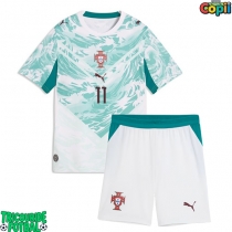 Echipament fotbal Portugalia Joao Felix #11 Tricou Deplasare Mondial 2026 pentru copii maneca scurta (+ Pantaloni scurti)