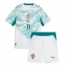 Echipament fotbal Portugalia Joao Felix #11 Tricou Deplasare Mondial 2026 pentru copii maneca scurta (+ Pantaloni scurti)