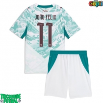 Echipament fotbal Portugalia Joao Felix #11 Tricou Deplasare Mondial 2026 pentru copii maneca scurta (+ Pantaloni scurti)