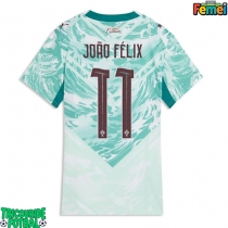 Echipament fotbal Portugalia Joao Felix #11 Tricou Deplasare Mondial 2026 pentru femei maneca scurta