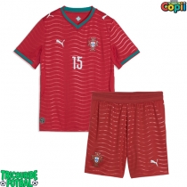 Echipament fotbal Portugalia Joao Neves #15 Tricou Acasa Mondial 2026 pentru copii maneca scurta (+ Pantaloni scurti)