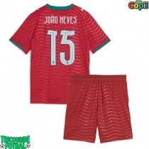 Echipament fotbal Portugalia Joao Neves #15 Tricou Acasa Mondial 2026 pentru copii maneca scurta (+ Pantaloni scurti)