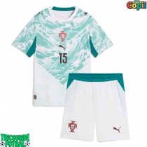 Echipament fotbal Portugalia Joao Neves #15 Tricou Deplasare Mondial 2026 pentru copii maneca scurta (+ Pantaloni scurti)