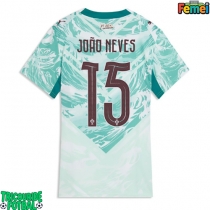 Echipament fotbal Portugalia Joao Neves #15 Tricou Deplasare Mondial 2026 pentru femei maneca scurta