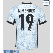 Echipament fotbal Portugalia Nuno Mendes #19 Tricou Deplasare European 2024 maneca scurta