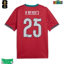 Echipament fotbal Portugalia Nuno Mendes #25 Tricou Acasa Mondial 2026 maneca scurta