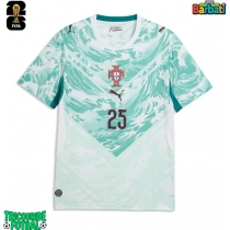 Echipament fotbal Portugalia Nuno Mendes #25 Tricou Deplasare Mondial 2026 maneca scurta