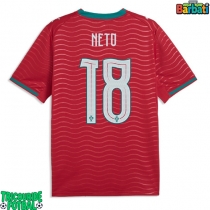Echipament fotbal Portugalia Pedro Neto #18 Tricou Acasa Mondial 2026 maneca scurta