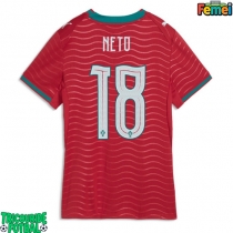 Echipament fotbal Portugalia Pedro Neto #18 Tricou Acasa Mondial 2026 pentru femei maneca scurta