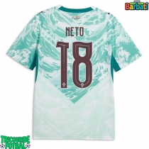 Echipament fotbal Portugalia Pedro Neto #18 Tricou Deplasare Mondial 2026 maneca scurta