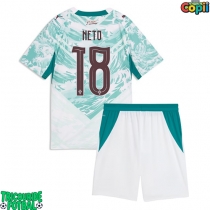 Echipament fotbal Portugalia Pedro Neto #18 Tricou Deplasare Mondial 2026 pentru copii maneca scurta (+ Pantaloni scurti)