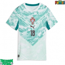 Echipament fotbal Portugalia Pedro Neto #18 Tricou Deplasare Mondial 2026 pentru femei maneca scurta
