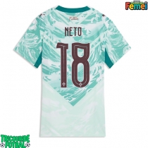Echipament fotbal Portugalia Pedro Neto #18 Tricou Deplasare Mondial 2026 pentru femei maneca scurta