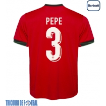 Echipament fotbal Portugalia Pepe #3 Tricou Acasa European 2024 maneca scurta