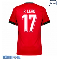 Echipament fotbal Portugalia Rafael Leao #17 Tricou Acasa European 2024 maneca scurta
