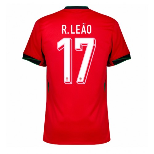 Echipament fotbal Portugalia Rafael Leao #17 Tricou Acasa European 2024 maneca scurta Echipament fotbal Portugalia Rafael Leao #17 Tricou Acasa European 2024 maneca scurta