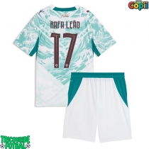 Echipament fotbal Portugalia Rafael Leao #17 Tricou Deplasare Mondial 2026 pentru copii maneca scurta (+ Pantaloni scurti)