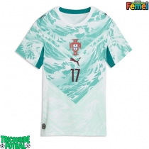 Echipament fotbal Portugalia Rafael Leao #17 Tricou Deplasare Mondial 2026 pentru femei maneca scurta