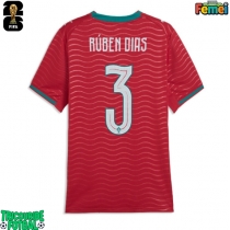 Echipament fotbal Portugalia Ruben Dias #3 Tricou Acasa Mondial 2026 pentru femei maneca scurta