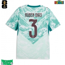 Echipament fotbal Portugalia Ruben Dias #3 Tricou Deplasare Mondial 2026 maneca scurta