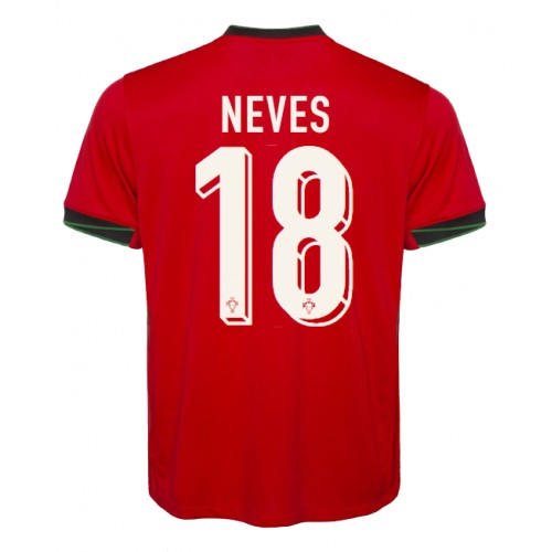 Echipament fotbal Portugalia Ruben Neves #18 Tricou Acasa European 2024 maneca scurta Echipament fotbal Portugalia Ruben Neves #18 Tricou Acasa European 2024 maneca scurta