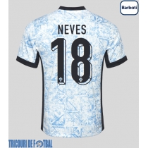 Echipament fotbal Portugalia Ruben Neves #18 Tricou Deplasare European 2024 maneca scurta