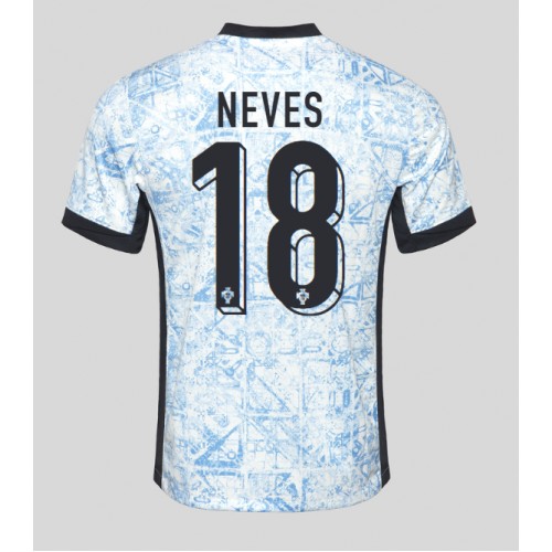 Echipament fotbal Portugalia Ruben Neves #18 Tricou Deplasare European 2024 maneca scurta Echipament fotbal Portugalia Ruben Neves #18 Tricou Deplasare European 2024 maneca scurta