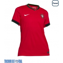 Echipament fotbal Portugalia Tricou Acasa European 2024 pentru femei maneca scurta