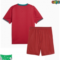 Echipament fotbal Portugalia Tricou Acasa Mondial 2026 pentru copii maneca scurta (+ Pantaloni scurti)