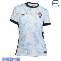 Echipament fotbal Portugalia Tricou Deplasare European 2024 pentru femei maneca scurta