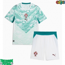 Echipament fotbal Portugalia Tricou Deplasare Mondial 2026 pentru copii maneca scurta (+ Pantaloni scurti)
