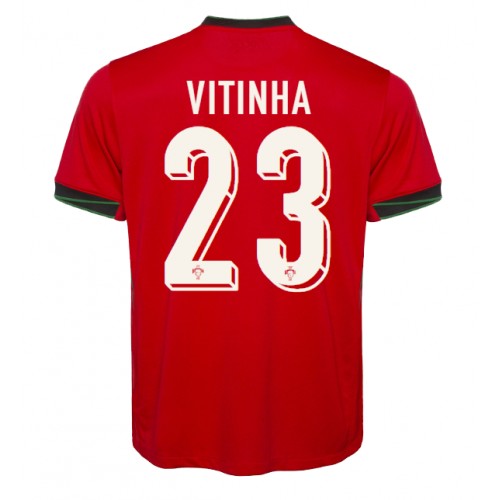 Echipament fotbal Portugalia Vitinha #23 Tricou Acasa European 2024 maneca scurta Echipament fotbal Portugalia Vitinha #23 Tricou Acasa European 2024 maneca scurta